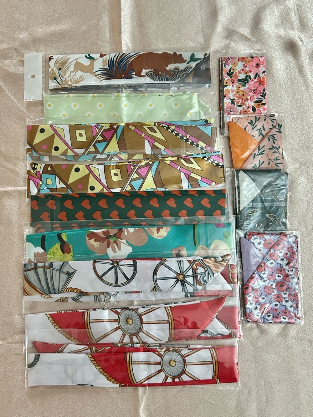 Thirteen New Twilly Scarves - Picture 2 of 4